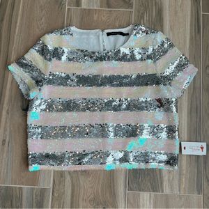 NWT Ark & Co. Boutique Crop Top.